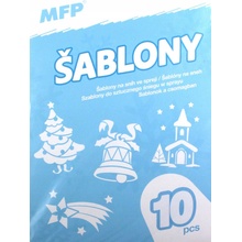 MFP Paper 8885892 šablóny na sneh v spreji 10 motívov