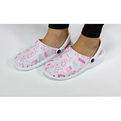 Suecos Oden Medical pink pantofle