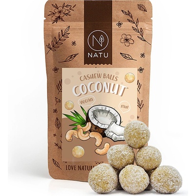 NATU Kokosové guličky s kešu krémom 70 g