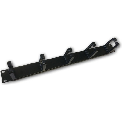 Datacom 19 vyväzovací panel 1U 5x plast.úchytka 3 x 6 cm čierny 7502