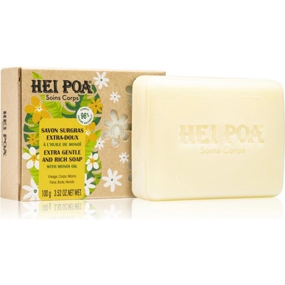 Hei Poa Tahiti Monoi Oil tuhé mydlo 100 g