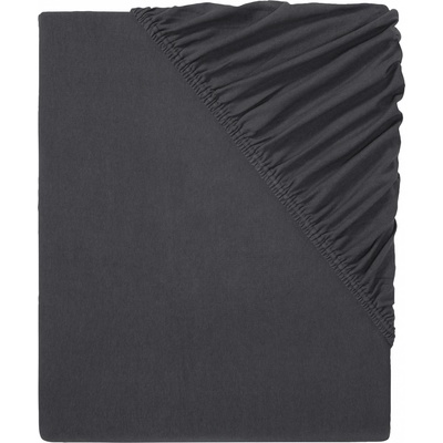 Livarno Home Žerzejové napínací prostěradlo 140-160x200 šedá