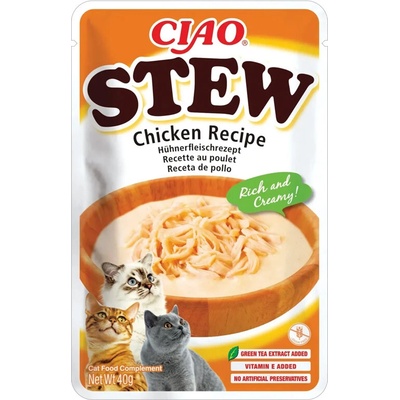 Inaba Cat CIAO Stew Kurací krém 40 g
