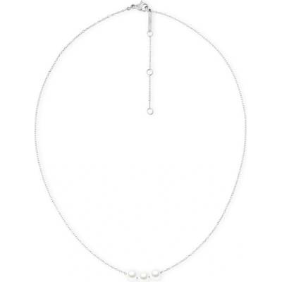 Daniel Wellington Oceľový náhrdelník so Swarovski perlami DW00402109