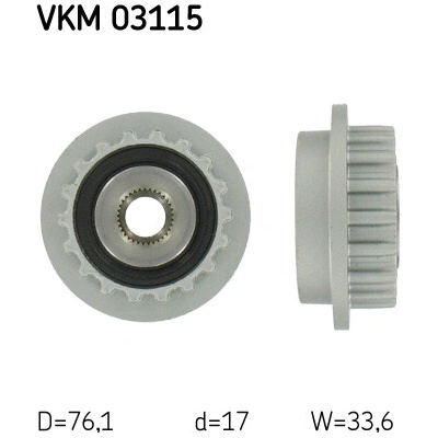 SKF Předstihová spojka VKM03115