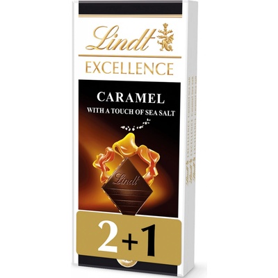 Lindt Excellence Caramel á la pointe de sel 100 g