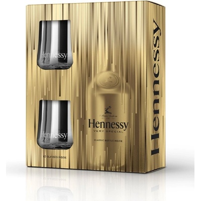 Hennessy Very Special + 2 skleničky 40% 0,7 l (karton)