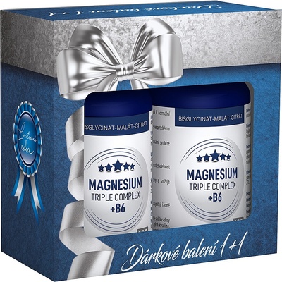 CLINICAL Magnesium triple complex + B6 2 x 100 kapslí + DÁRKOVÉ balení