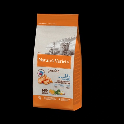 Nature’s Variety selected pro kočky s lososem 7 kg