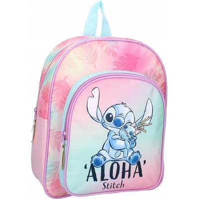 Školní batoh s více přihrádkami Lilo a Stich Vadobag růžový 9 l
