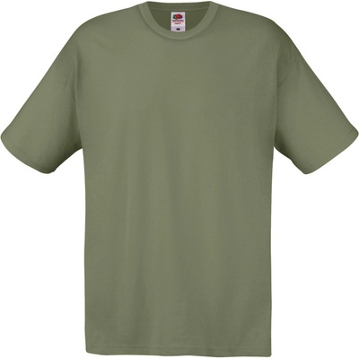 Fruit of the Loom tričko Iconic 195 T krátký rukáv pánské COT161422a3801-classic olive