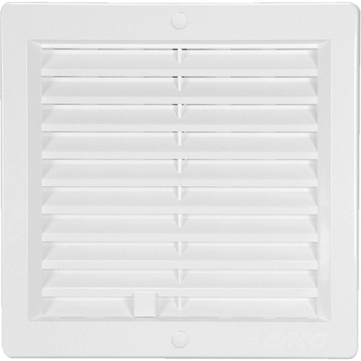 Haco uzatvárateľná vetracia mriežka s rámčekom 200x 200 mm biela