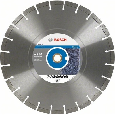 Bosch DIA kotouč Standard for Stone 350-20/25,4 2608602603 – Hledejceny.cz