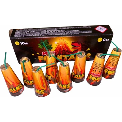 Dětská pyrotechnika MINI FONTÁNY 8 ks
