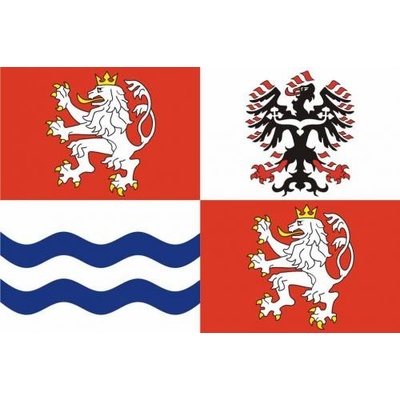 Vlajka Středočeského kraje sítotisk Alerion