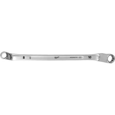 Milwaukee Obojstanný očkový vyhnutý kľúč 8 mm x 10 mm zahnutý 75°, 4932492741