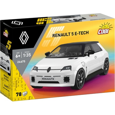 Cobi 24675 Renault 5 e-tech, 1:35, 78 k