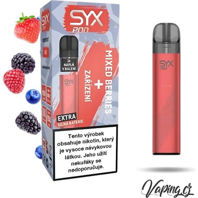 Syx Pod kit 900 mAh červená 1 ks
