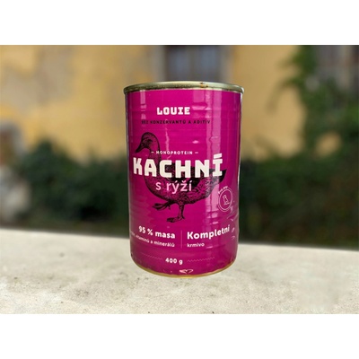 Louie Dog Kačacie s ryžou 400 g