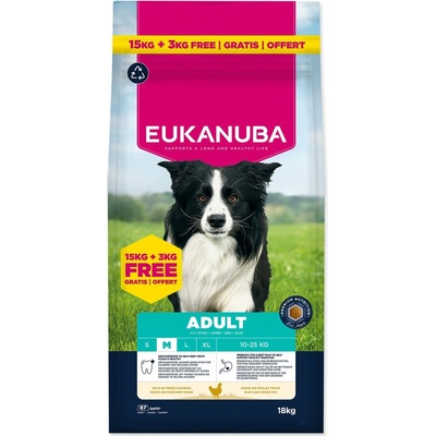 Eukanuba Adult Medium Breed Chicken 18 kg