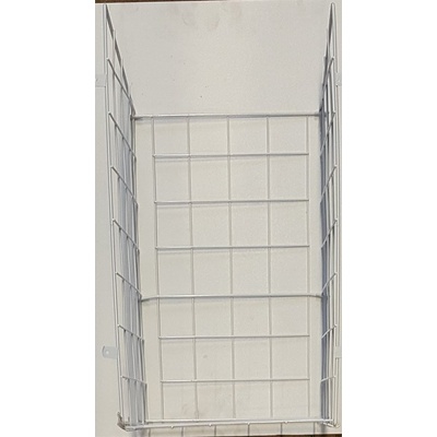 Aqualine Drátěný prádelní koš 430x500x250mm, chrom NDZOJA-60 – Hledejceny.cz