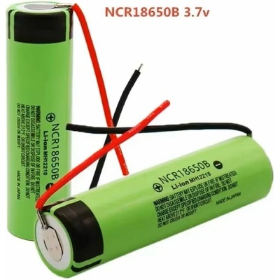 LiitoKala NCR18650B 3400mAh s drátovými vývody