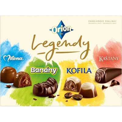 ORION Legendy - čokoládové pralinky oblíbených chutí, 144g