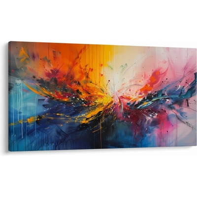 Obraz - Barevná abstrakce, jednodílný 120x70 cm