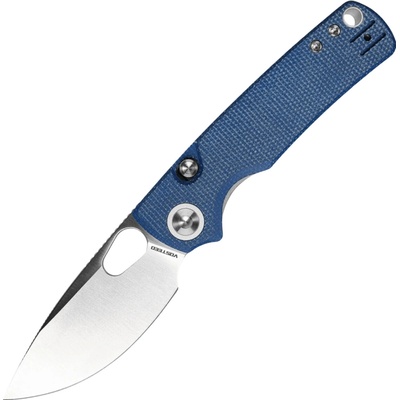 Vosteed Porcupine 14C28N Satin Blue Micarta A2605