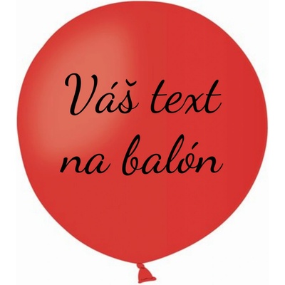 Personal Svet balonku Balón s textem Červený 80 cm