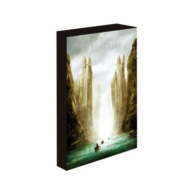 Obraz LED svítící 3D Pán Prstenu - Argonath, 30x40 cm