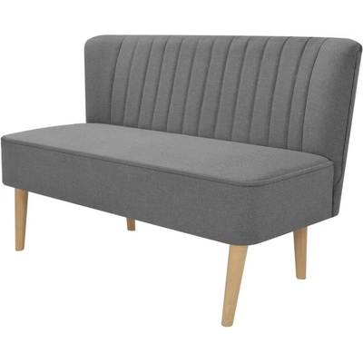 vidaXL Pohovka textil 117 x 55,5 x 77 cm světle šedá 11461.244070