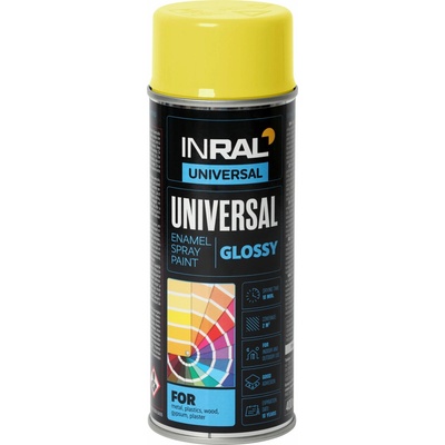 TEGRA INRAL univerzálny email v spreji 400 ml – žltá zinková (RAL 1018)