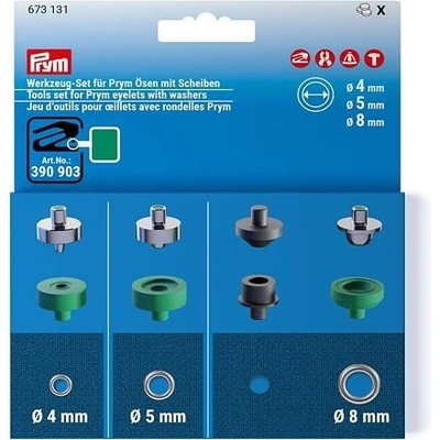 Přípravek pro nýtování průchodek (ø 4,5,8 mm) pro nástroje Vario - PRYM – Hledejceny.cz