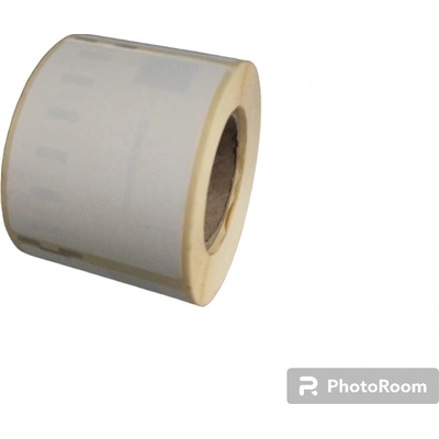 Termo Etiketa 54 mm x 70 mm, Thermo eco, Biela, Potlač zospodu na silikón, Dutinka 25 mm, 300 ks/kotúč, Permanentné lepidlo, Priemer kotúča 76 mm, CUBE-VET, Seiko