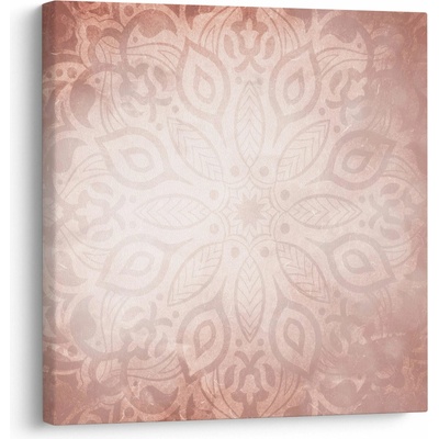 Obraz - Růžová mandala, jednodílný 70x70 cm