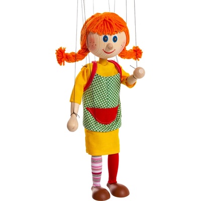 Mašek umělecká výroba loutka Holka 35 cm