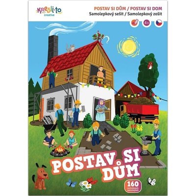 Kresli.to Postav si dům samolepkový sešit