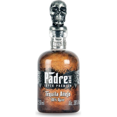 Tradition Mexico Tequila Padre Azul Anejo 38% 0,05 l (holá láhev)