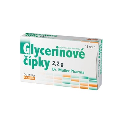 Dr. Müller Glycerinové čípky 2,2 g 12 ks