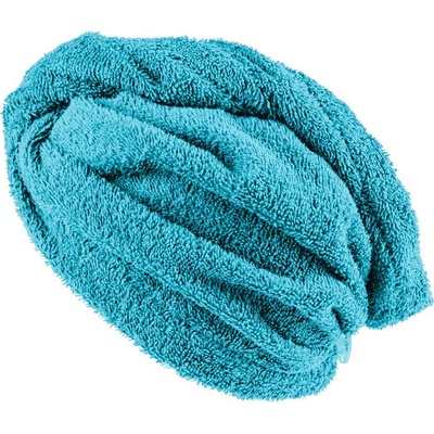 Xpose froté turban na vlasy Verona 30 x 75 cm azúrová