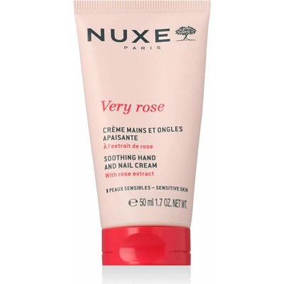NUXE Very Rose Hand And Nail Cream hydratační zklidňující a ochranný krém na ruce a nehty 50 ml pro ženy – Hledejceny.cz
