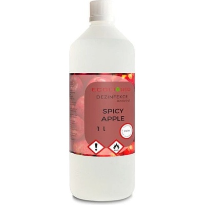 Ecoliquid ANTIVIRAL dezinfekce na ruce - viry, bakterie, plísně 1 l náhradní náplň Vůně: Spicy Apple