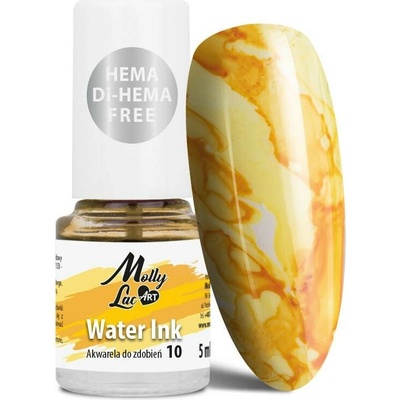 MollyLac ART Water Ink Akvarelová farba na zdobenie č. 10, 5ml