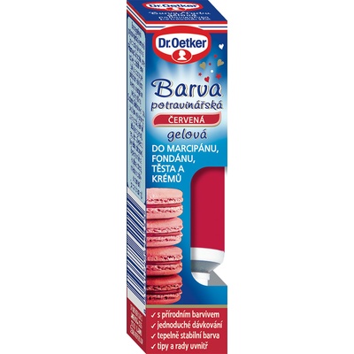 Dr. Oetker Farba gélová potravinárska červená 10 g