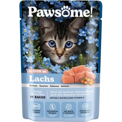 Pawsome! Junior s lososom 85 g
