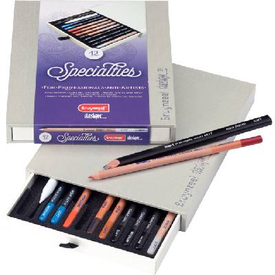 Bruynzeel Design Royal Talens Holandsko sada graphite 12