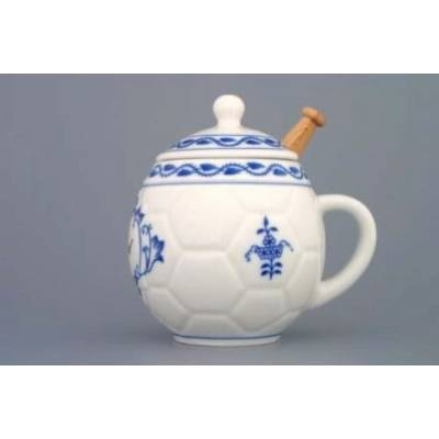 Český porcelán Dubí Hrnek na med s nápisem 70550 Cibulák 0,4 l