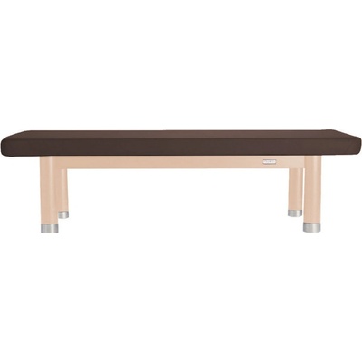 Clap Tzu Ambra Luxusné thajské masážne lehátko Thai Doplnky: vstavané elektrické vyhrievanie Farba čalúnenia: PU hnedá (meteor) Farba konštrukcie: lakovaný buk 202 x 115 cm 60 kg 13 farieb