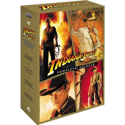 Steven Spielberg - Indiana Jones - kolekcia 4 BOX DVD